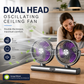 ❄️Summer Sale: 50% Off!💨Dual Head Oscillating Ceiling Fan