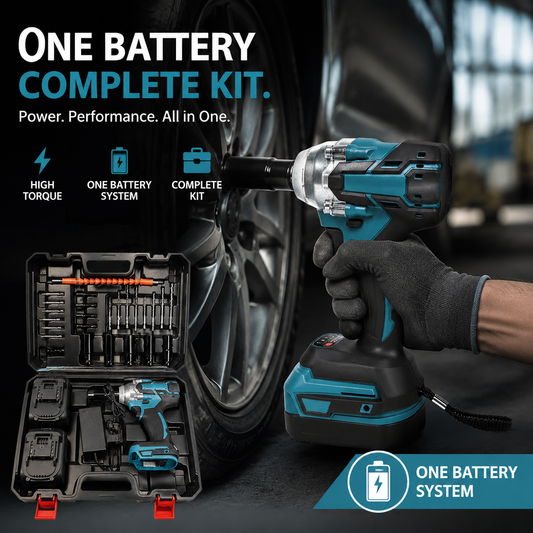 High Torque Lithium Battery Impact Wrench