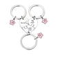 3-Piece Stainless Steel Interlocking Keychain Kit