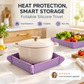 🎁Black Friday Sale - Limited time 49% OFF🍳Magnetic Silicone Trivet 🧲 | Foldable Pot Mat & Small Kitchen Tray