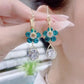 💖 Fashion Flower Crystal Earrings