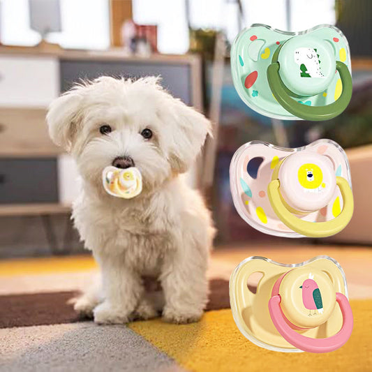 Pet Dog Silicone Pacifier Chew Toy