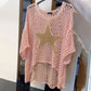 🔥BUY 2 GET 10% OFF💝Women's Round Neck Crochet Knit Fishnet Top
