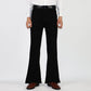 👖Summer Breathable Women's Mid Waist Wide Leg Flared Pants