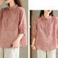 Slimming and Flattering Jacquard Blouse for Women