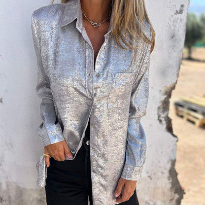 🚀 Shop Now and Enjoy 50% Off Your First Order!  Casual Stylish Lapel Shirt for Women