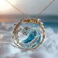 🔥Last Day 70% OFF🌊Elegant Blue Necklace Ring Earrings Set