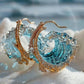 🔥Last Day 70% OFF🌊Elegant Blue Necklace Ring Earrings Set