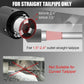 Car Tuning Carbon Fiber LED Light Emitting Exhaust Pipe (High Temperature Resistant)