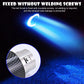 Car Tuning Carbon Fiber LED Light Emitting Exhaust Pipe (High Temperature Resistant)