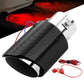Car Tuning Carbon Fiber LED Light Emitting Exhaust Pipe (High Temperature Resistant)