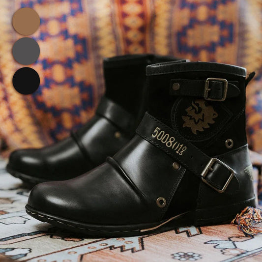 🔥🖤Black Friday Sale:50% OFF🔥Men's Western Cowboy Style Leather Boots