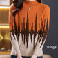 💥Colorblocked Fashion Casual Mockneck Knit Top💕