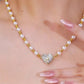 New Magnetic Pearl Heart Necklace🎁 Last Day Promotion 50% OFF 🔥