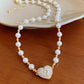 New Magnetic Pearl Heart Necklace🎁 Last Day Promotion 50% OFF 🔥