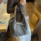 🎀Women's Retro Suede Tote Bag with Knot Decoration