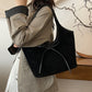 🎀Women's Retro Suede Tote Bag with Knot Decoration
