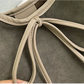 🎀Women's Retro Suede Tote Bag with Knot Decoration