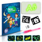 Portable Magic Fluorescence Light Drawing Pad