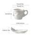 Metal touching face, creative ceramic kiss coffee mug