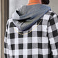 🔥50%OFF Christmas Sale🔥Men's Versatile Hooded Plaid Flannel Shirt