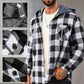 🔥50%OFF Christmas Sale🔥Men's Versatile Hooded Plaid Flannel Shirt