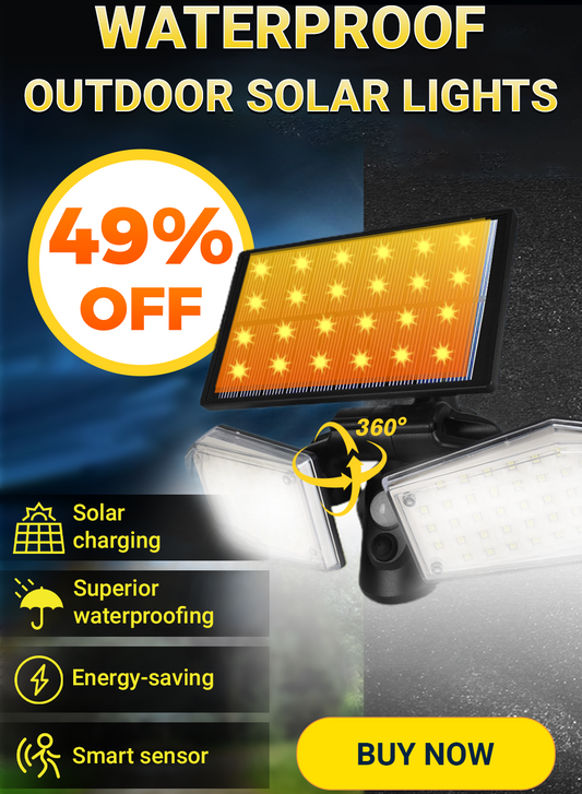 ❄️Winter Specials❄️Waterproof Outdoor Solar Lights with Motion Sensor