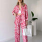 🌸Spring Specials🌸Chic Women's Zebra Print Shirt & Pants Set