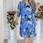 🔥Last Day Sale 50%💝Women's Floral Print Knee-Length Dress