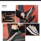 Leather men's casual shoes with thick soles
