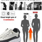 Leather men's casual shoes with thick soles