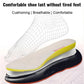 Leather men's casual shoes with thick soles