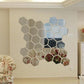 🔥2025 New products🎁Waterproof Acrylic Hexagonal Mirror Wall Stickers