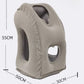 ✈️ Inflatable Ergonomic Hollow-Cutout Travel Pillow – PVC Flocking, Quick Inflate, With Storage Bag ✨