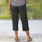 🍧Summer Hot Sale-50% OFF❤️‍🔥Multi-Pocket Solid Color Casual Cargo Capri Pants