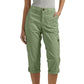 🍧Summer Hot Sale-50% OFF❤️‍🔥Multi-Pocket Solid Color Casual Cargo Capri Pants