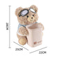 🎁Hot Sale 49% OFF⏳Cute Bear Plush Car Tissue Holder & Storage Bin