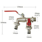 💥Biggest Sales - 50% OFF🔥Universal Stainless Steel Double Outlet Garden Water Faucet