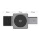 ⚡️ Exclusive Sale -55%! 📱 3-in-1 Foldable Magnetic Charging Station – Perfect for Home, Work & Travel ✨ | 15W Fast Charging, Multi-Device & Compact!📱⌚