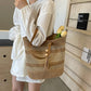 Women's Straw Woven Beach Shoulder Bag