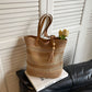 Women's Straw Woven Beach Shoulder Bag