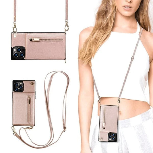 🔥Last Day Sale 50% OFF😍CROSSBODY WALLET IPHONE CASE - CREDIT CARD HOLDER
