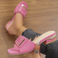 🌸2025 New Fashion🌸Women's Chunky Heel Slide Sandals