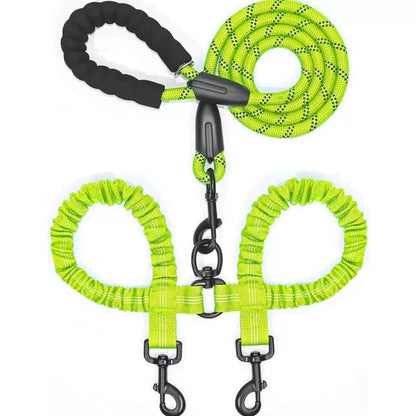 🏆HOT SALE 50%OFF✨Adjustable No Tangle Dual Dog Leash