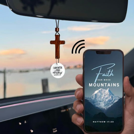 🔥Car Rearview Hanging Cross Ornament