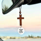 🔥Car Rearview Hanging Cross Ornament
