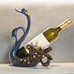Swan Wine Bottle Holder Rack