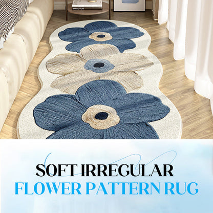 💫2025 Summer hot Sale🌸Soft Irregular Flower Pattern Rug