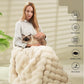 💫2025 Hot Sale🛏️Thickened rabbit plush&milk velvet cover blanket