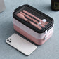 🎁 Hot Sale 49% OFF 🥙🥐304 stainless steel double layer insulation lunch box